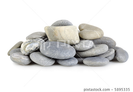 Heap a gray stones 5895335