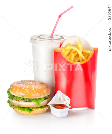 Sandwich with french fries 5895644