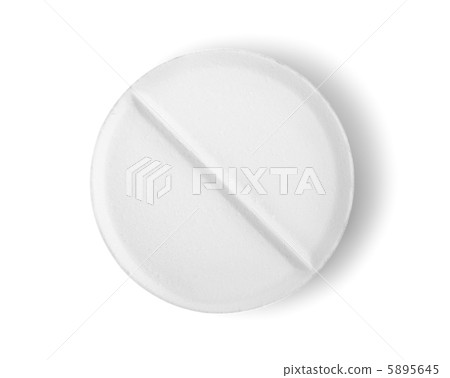 Tablet aspirin isolated Path 5895645
