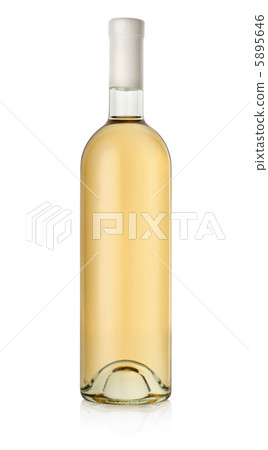 Bottle of white wine 5895646