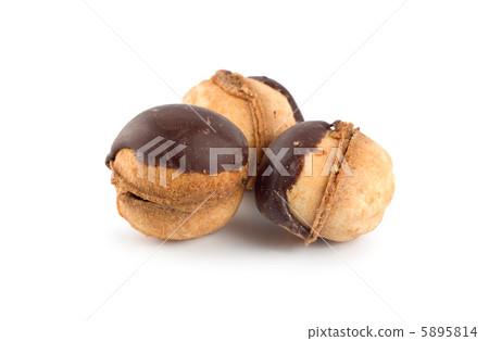 Cookies covered with chocolate Cookies covered with chocolate 5895814