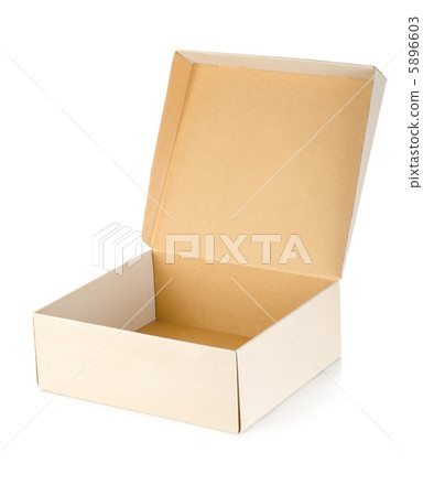 Cardboard box isolated 5896603