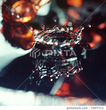 Liquid drop falling Liquid drop falling 5897313