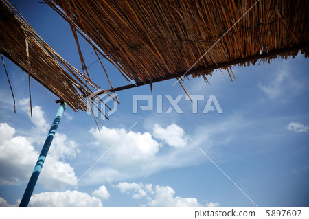 Roof under the summer sky 5897607