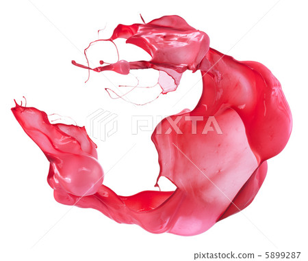 Isolated shot of paint splashing Isolated shot of paint splashing 5899287