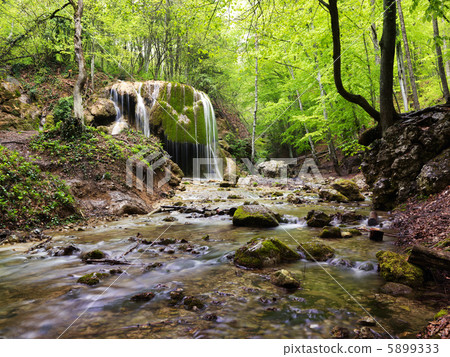 Natural Spring Waterfall Natural Spring Waterfall 5899333