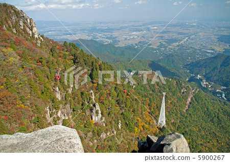 連接到秋天的山皮(纜車索道)的纜車 連接到秋天的山皮(纜車索道)的纜車 5900267