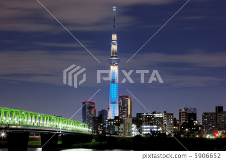 點亮東京天空之樹·Kine River Bridge的吝嗇和光明 點亮東京天空之樹·Kine River Bridge的吝嗇和光明 5906652