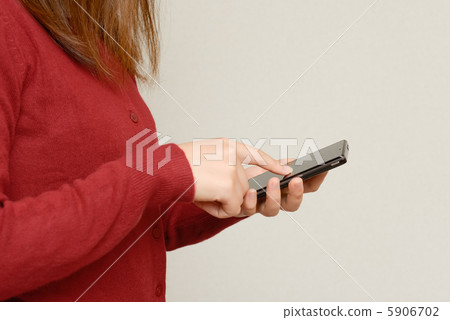 智能手機和女士 5906702