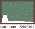 雪人 框架 幀 5907301