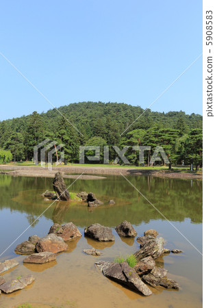 Hiraizumi Koshikeroji Pure-land garden 5908583