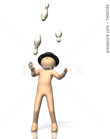3DCG illustration of street performance 3DCG illustration of street performance 5908588