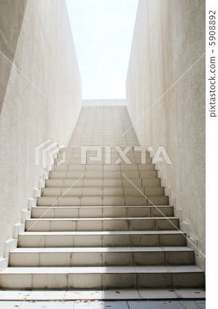 Long stairs with many steps Long stairs with many steps 5908892