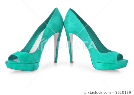 Woman shoes isolated on white Woman shoes isolated on white 5910189