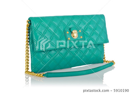 Elegant woman bag isolated on white Elegant woman bag isolated on white 5910190