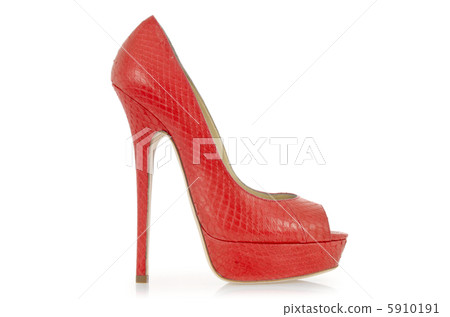 Woman shoes isolated on white 5910191