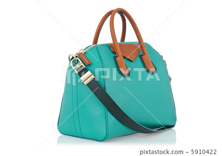 Elegant woman bag isolated on white Elegant woman bag isolated on white 5910422