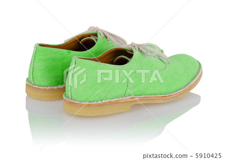 Male shoes isolated on white 5910425