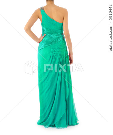 Fashion concept with model on white Fashion concept with model on white 5910442