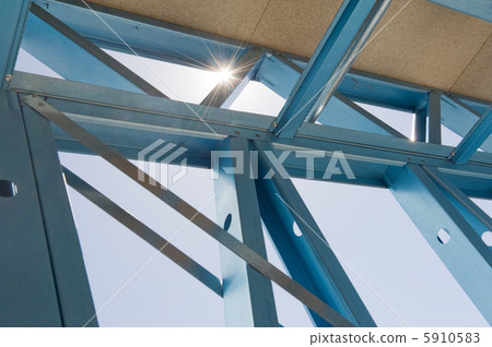 New home construction framing. 5910583