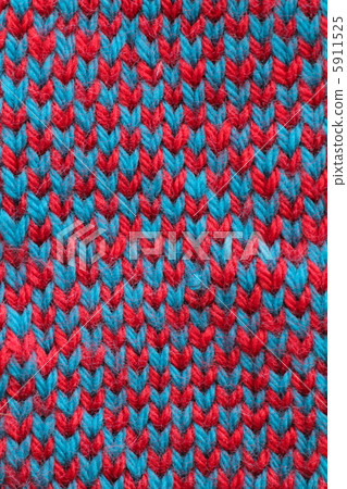 Close-up of hand-knitted stockinette stitches Close-up of hand-knitted stockinette stitches 5911525