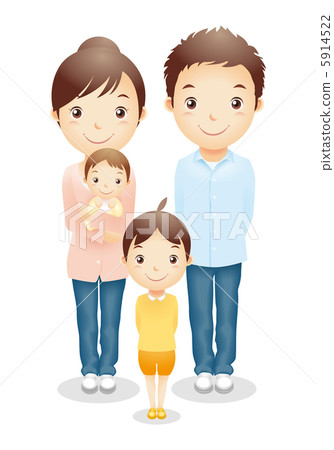 家庭的插圖 5914522