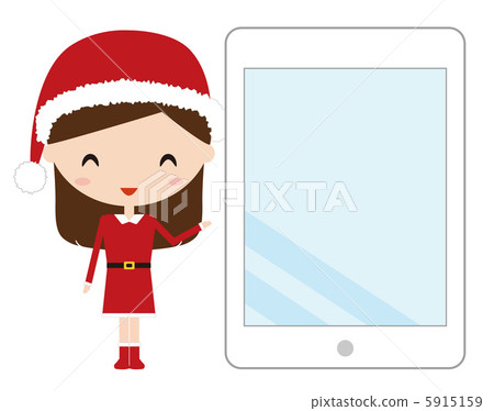 Santa girl tablet 5915159