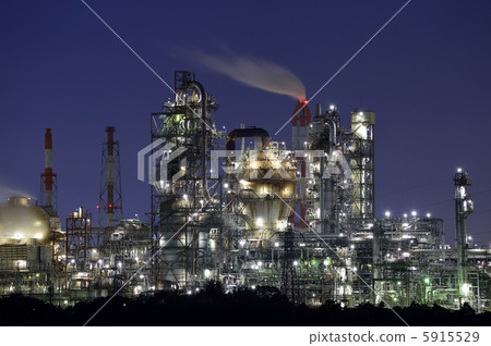 四日市工廠的夜景 四日市工廠的夜景 5915529