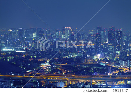 大阪市區夜景 5915847