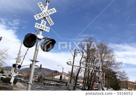 Railroad crossing	 5916052