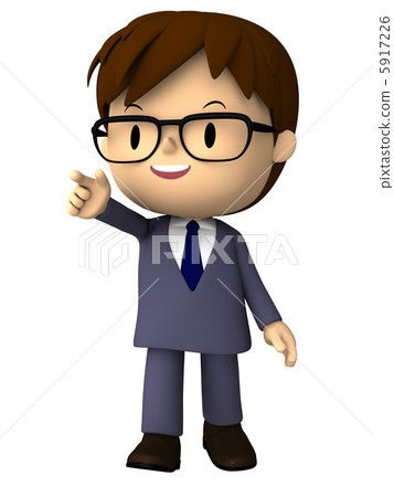 Businessman / finger pointing pose Businessman / finger pointing pose 5917226