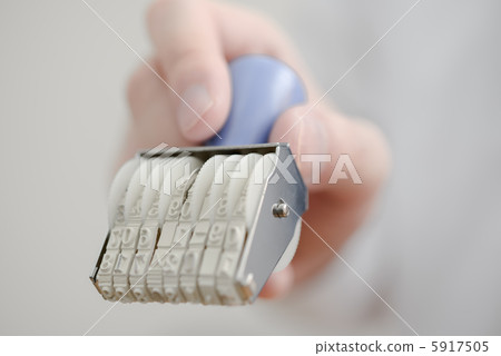 Hand with date stamp 5917505