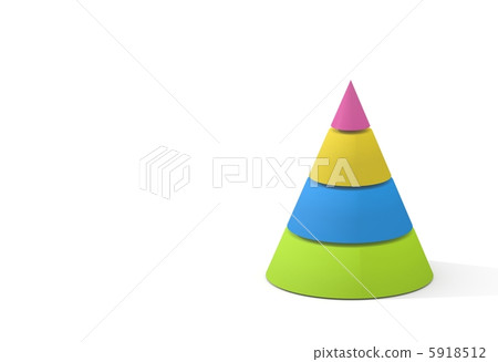 四色三角金字塔 5918512