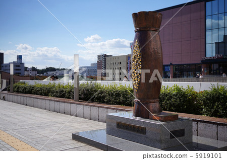 Natto Monument Mito Station South Exit Natto Monument Mito Station South Exit 5919101