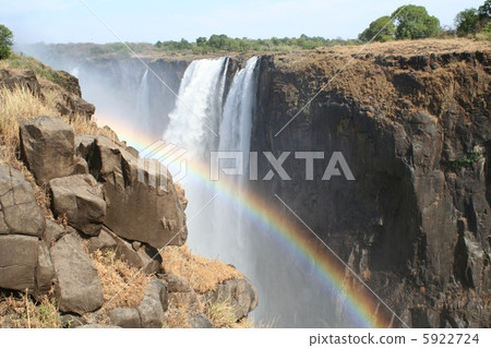 World Heritage in Rainbow - Victoria Falls World Heritage in Rainbow - Victoria Falls 5922724