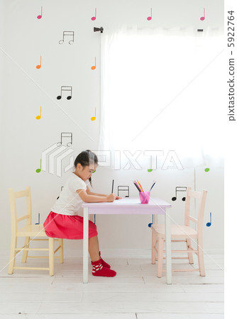Girls playing in the children's room Girls playing in the children's room 5922764