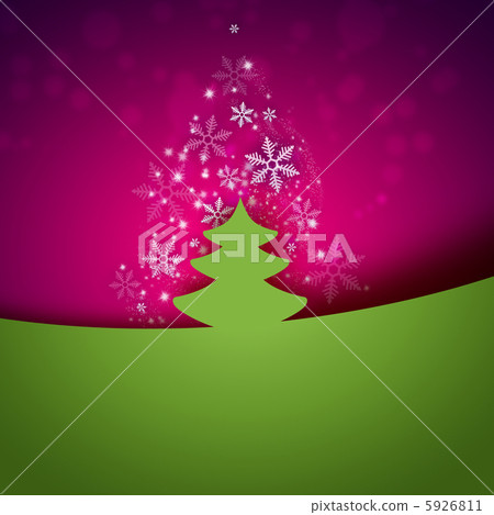 Christmas tree applique on bright background 5926811