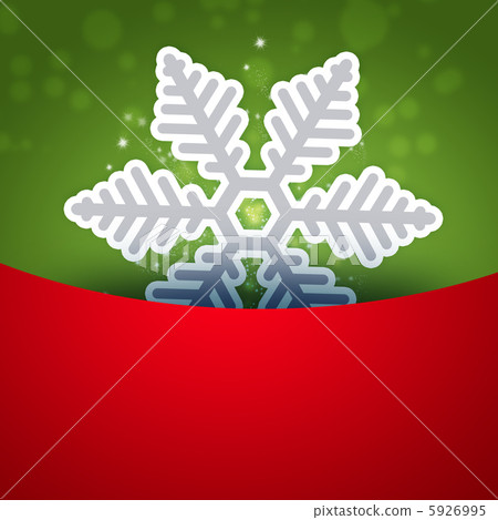 Christmas snowflake applique on bright background - Stock Illustration ...