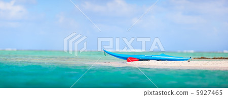 Kayak on a beach Kayak on a beach 5927465