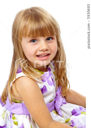 Little beautiful girl smiling Little beautiful girl smiling 5930693