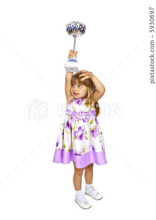 Little girl holding high sport cup Little girl holding high sport cup 5930697