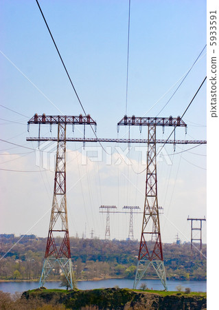 Power line Power line 5933591