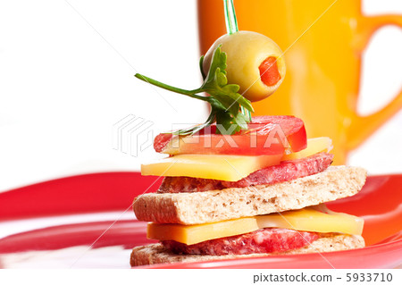 Small appetizer sandwich 5933710
