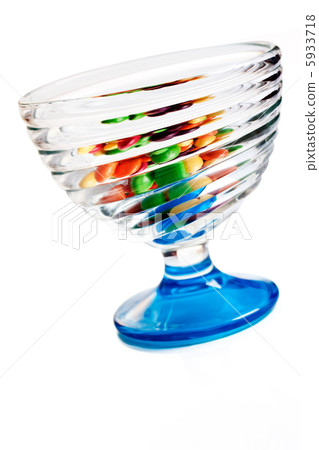 Colourful sweets in glass bowl Colourful sweets in glass bowl 5933718