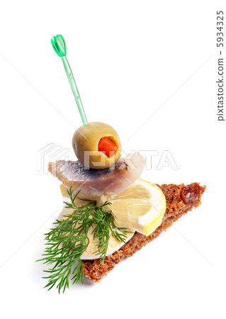 Small appetizer sandwich Small appetizer sandwich 5934325