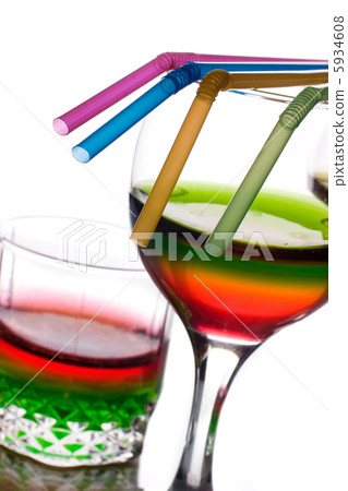 Rainbow colored straws Rainbow colored straws 5934608