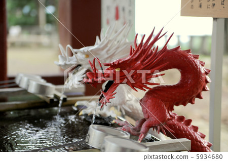 Red and white marriage dragon Red and white marriage dragon 5934680