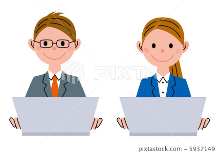 PC工作男女 5937149