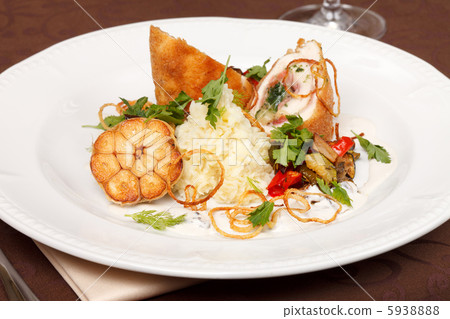 chicken fillet with vegetables and potatoes chicken fillet with vegetables and potatoes 5938888