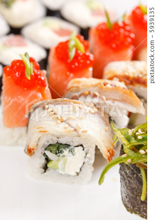 sushi on the plate sushi on the plate 5939135